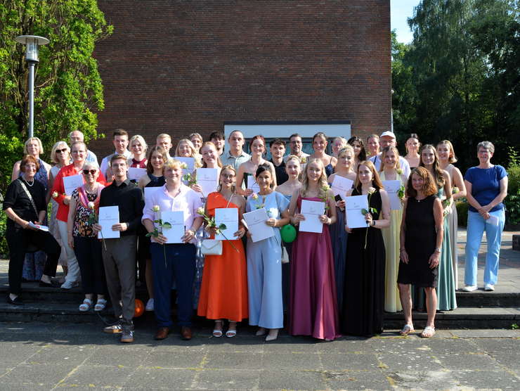Gruppenbild der Absolventinnen